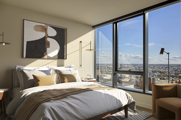 bedroom at Jessup House Apartments