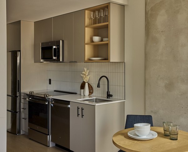 kitchen at Jessup House Apartments