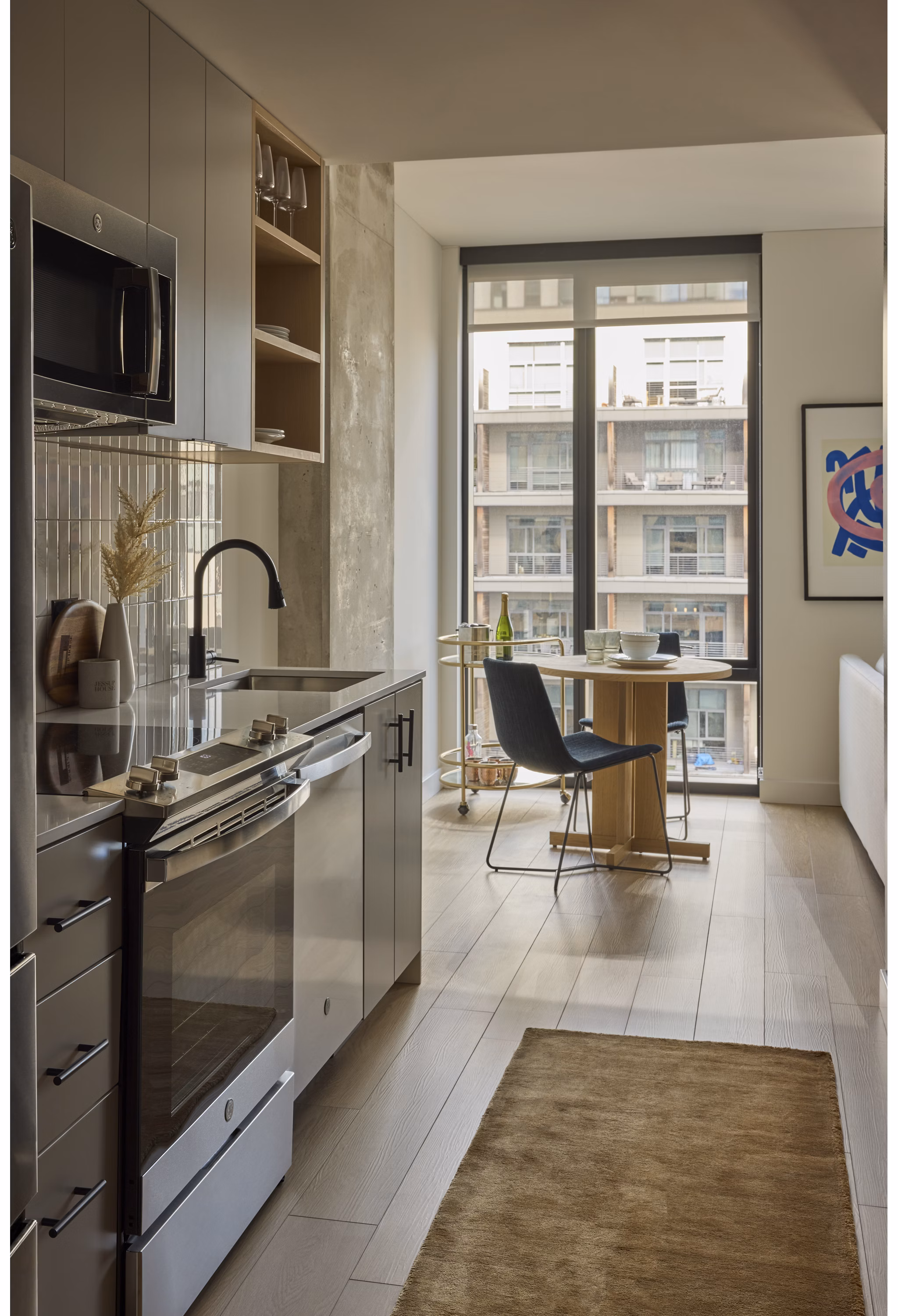 kitchen at Jessup House Apartments