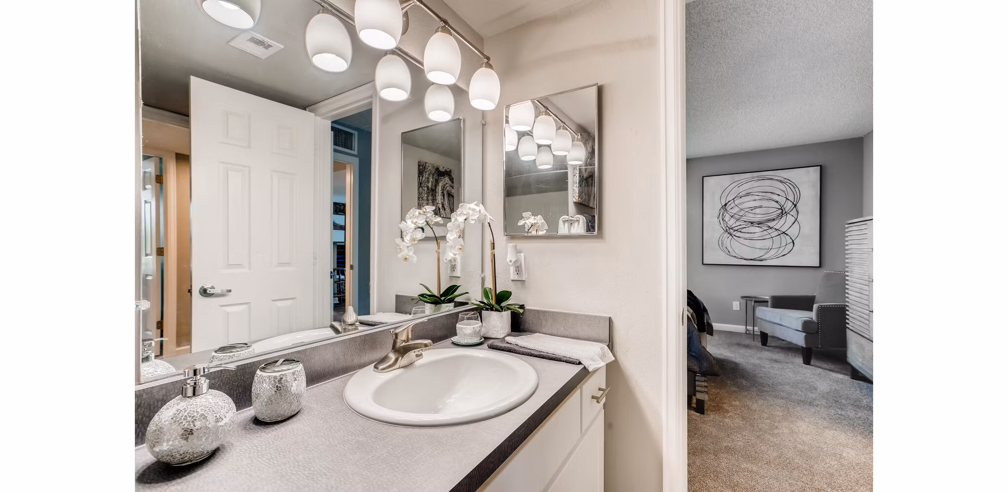 bathroom at Loretto Heights Apartments 