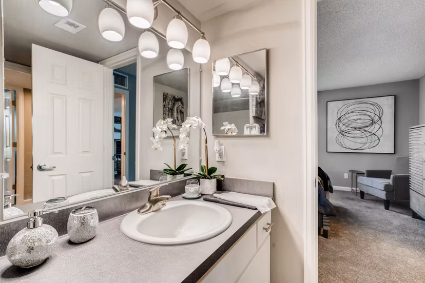 bathroom at Loretto Heights Apartments 