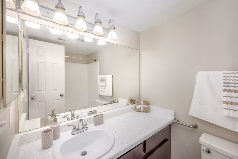 bathroom at Loretto Heights Apartments 