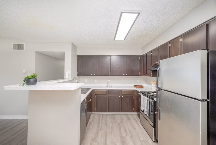 kitchen at Loretto Heights Apartments 