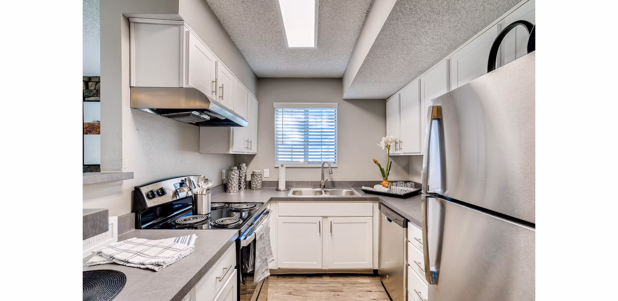 kitchen at Loretto Heights Apartments 