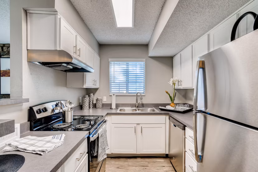 kitchen at Loretto Heights Apartments 