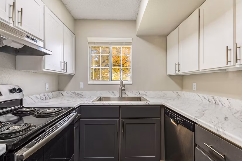 kitchen at Loretto Heights Apartments 