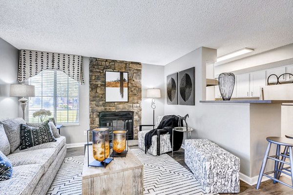 living room at Loretto Heights Apartments