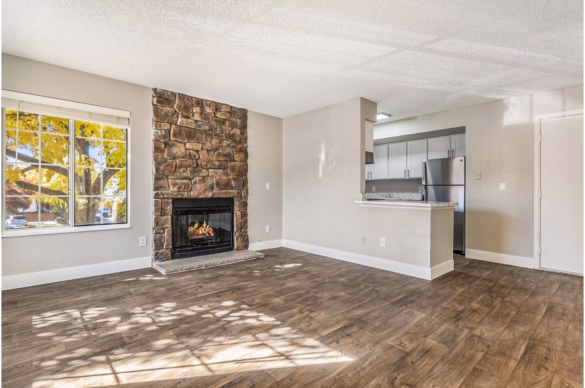living room at Loretto Heights Apartments 