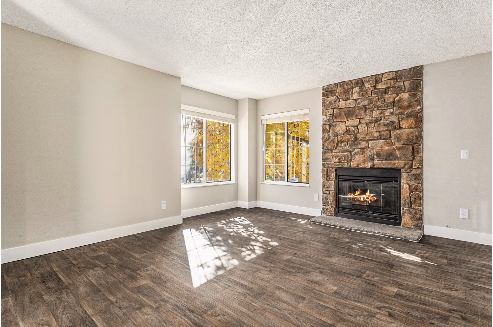 living room at Loretto Heights Apartments 