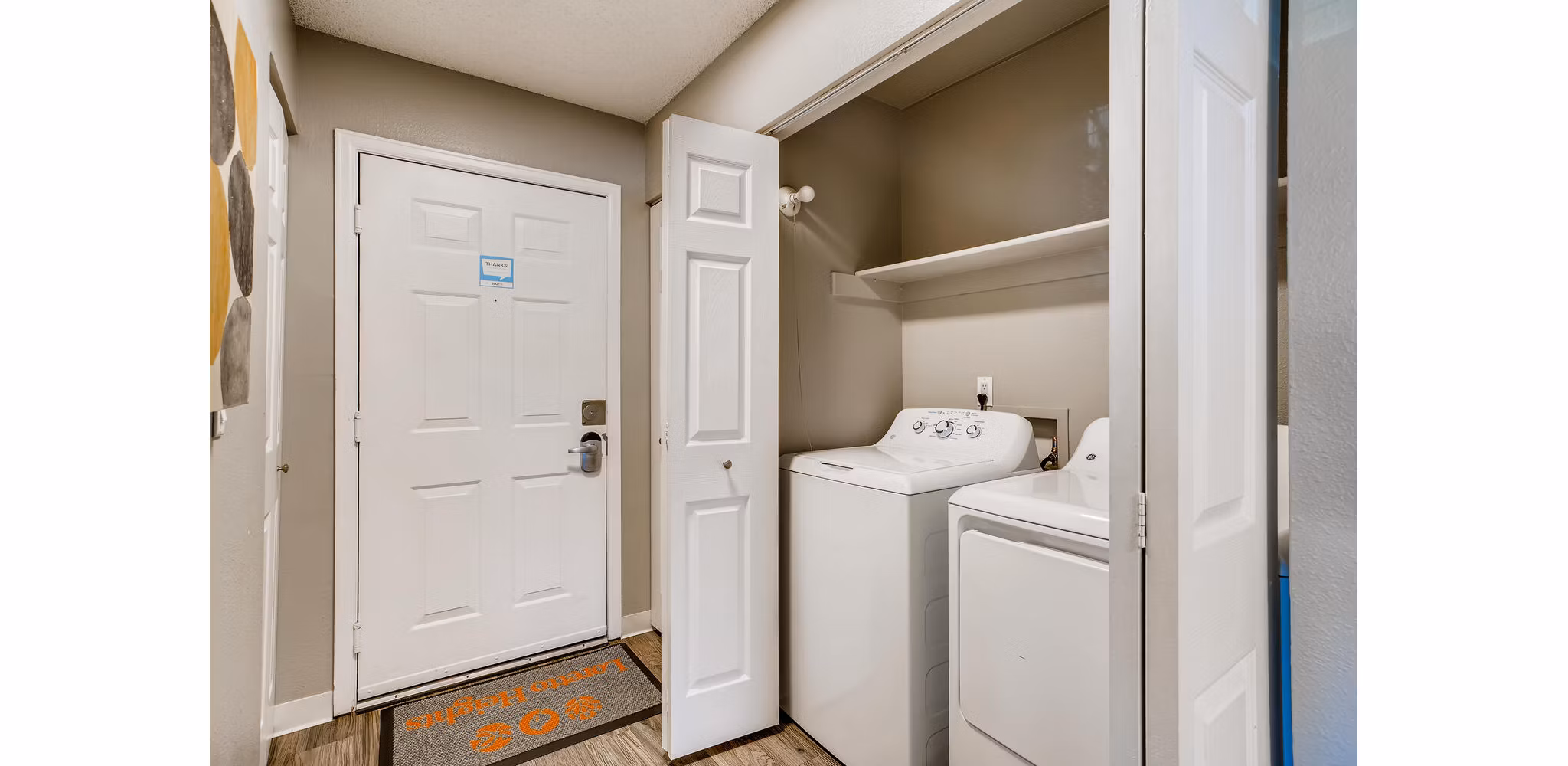 laundry facility at Loretto Heights Apartments 