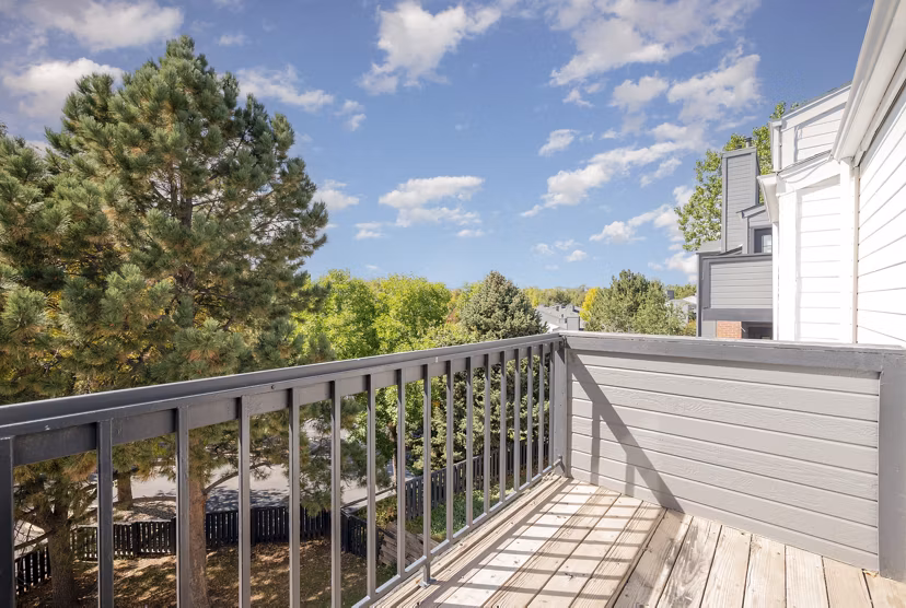 patio at Loretto Heights Apartments 