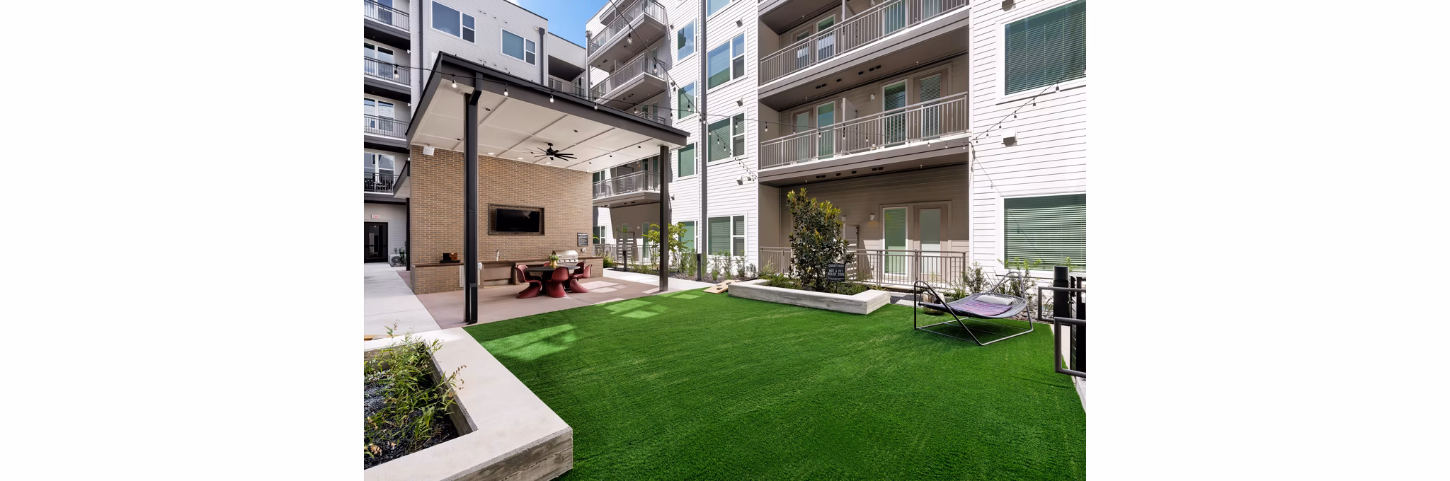 Patio at Urban East Apartments