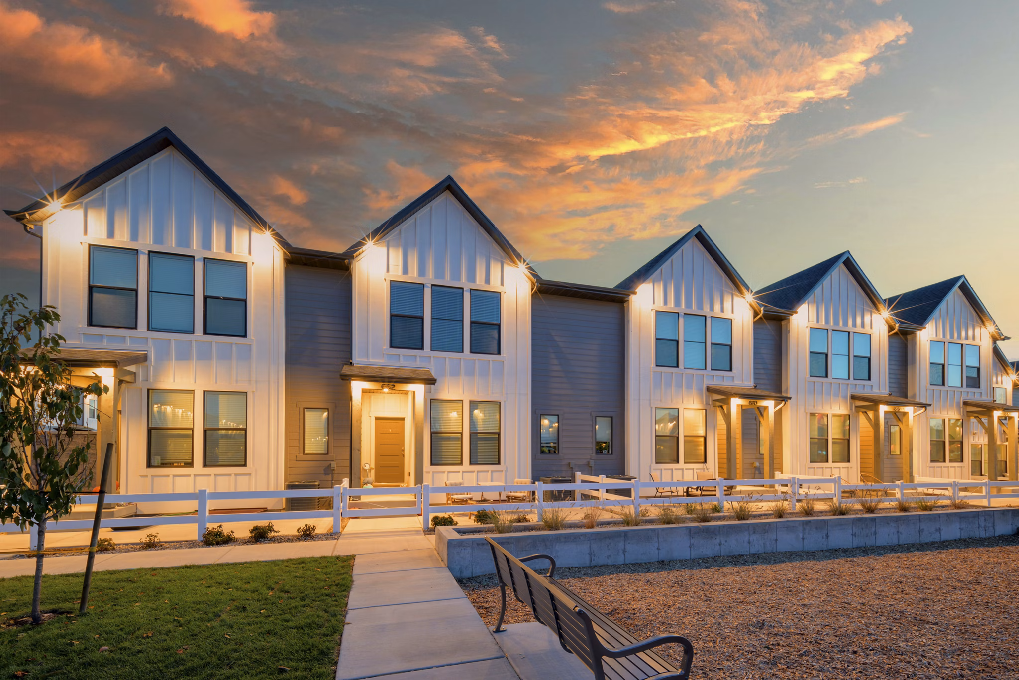 exterior at The Orchard Apartments 