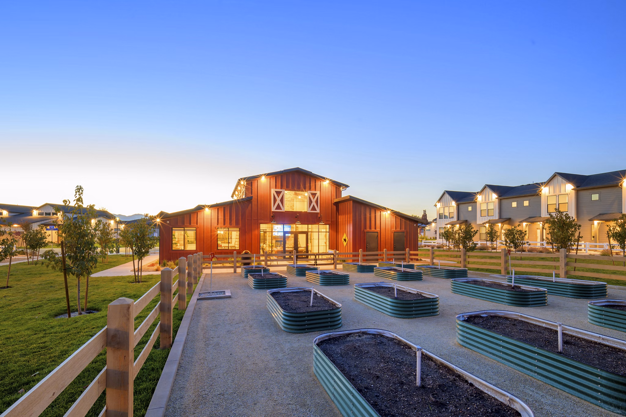 exterior at The Orchard Apartments 