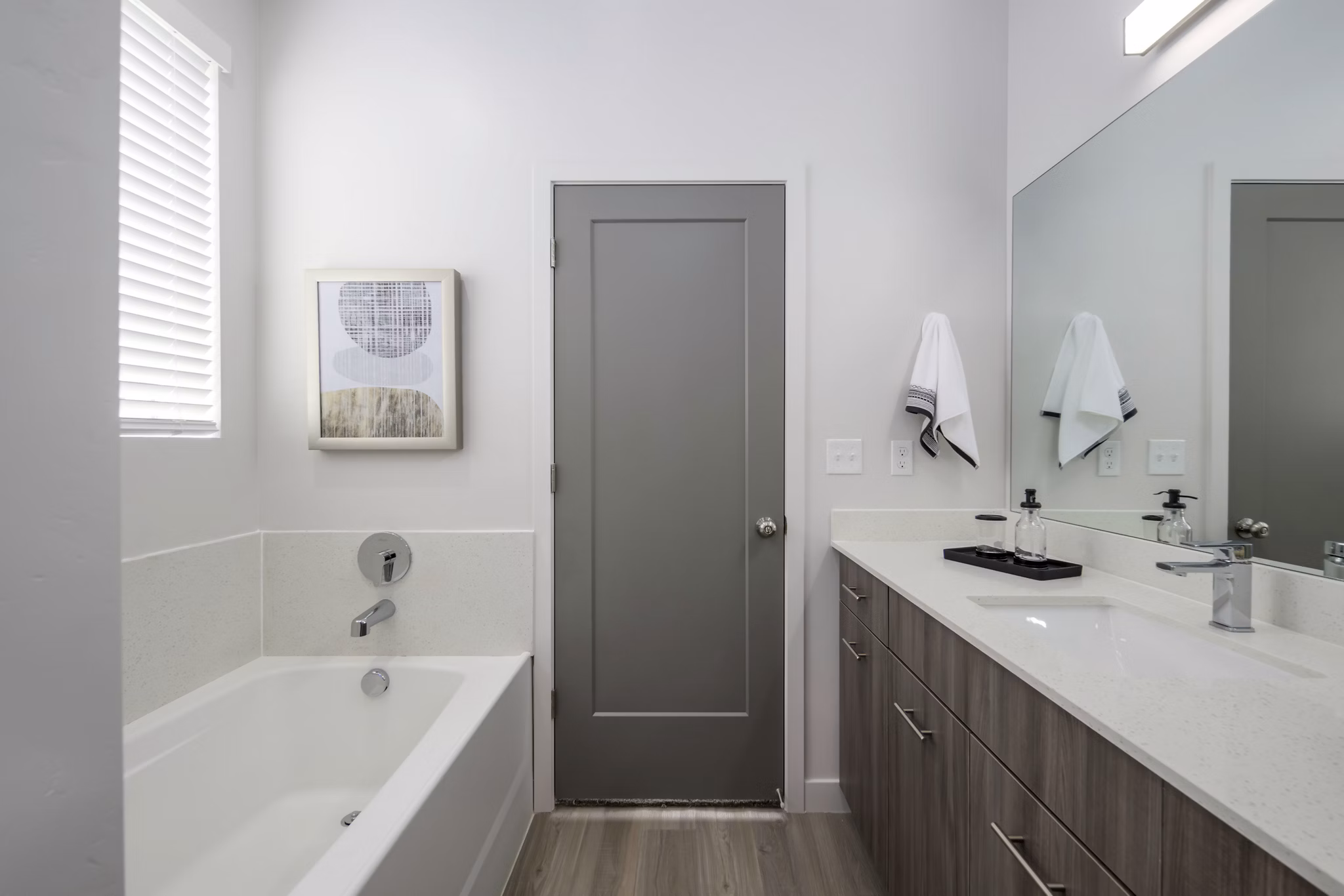 bathroom at The Orchard Apartments 