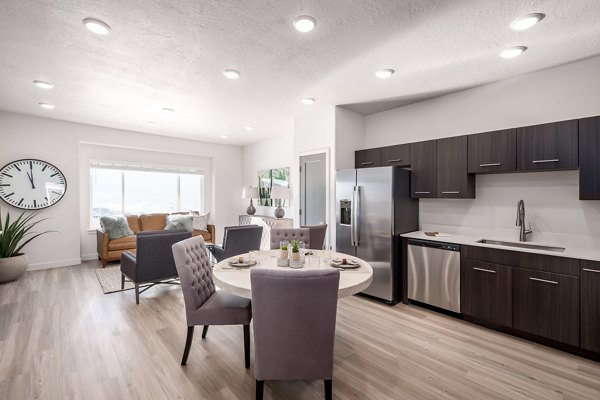 dining area at The Orchard Townhomes