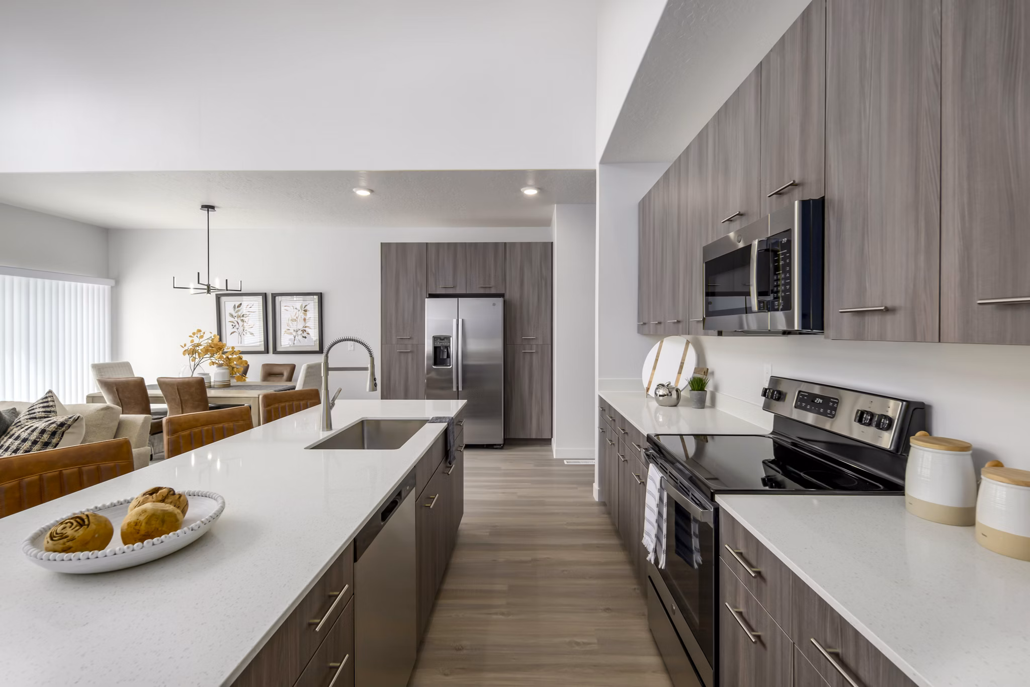 kitchen at The Orchard Apartments 