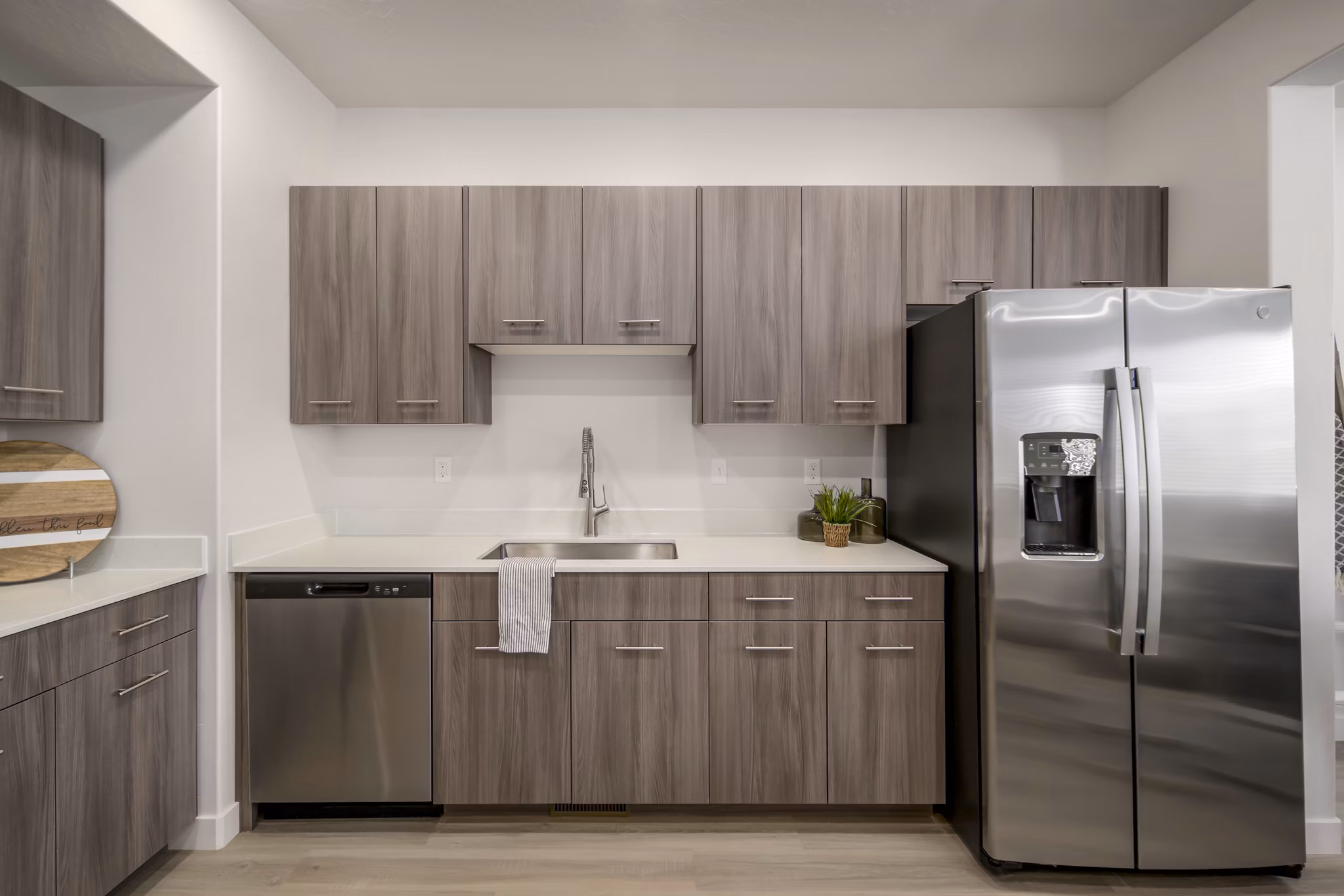kitchen at The Orchard Apartments 