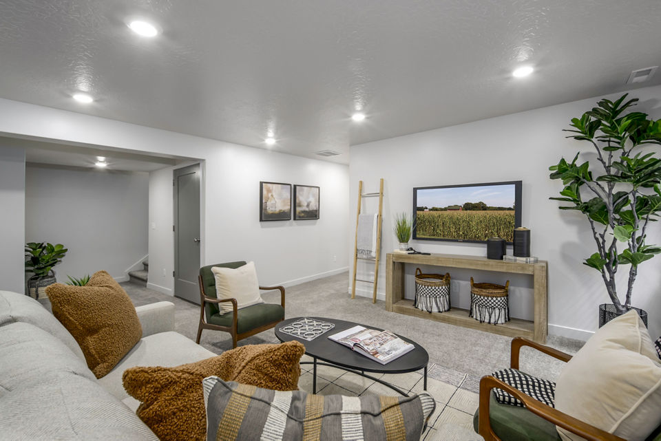 living room at The Orchard Apartments 