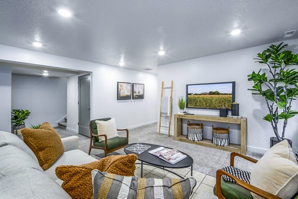 living room at The Orchard Townhomes