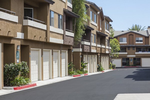 St Moritz Apartments: Modern building with parking garages in a luxurious residential community