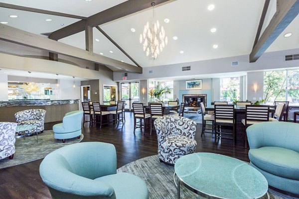 Clubhouse featuring elegant decor and modern amenities at St Moritz Apartments, luxury living experience