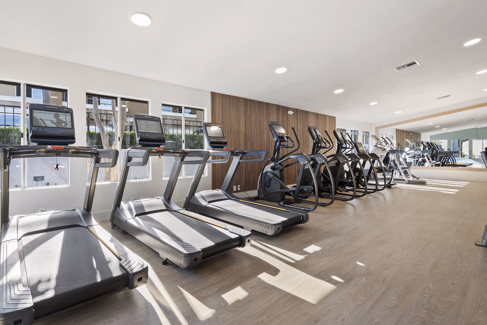 fitness center at Ravello Apartments