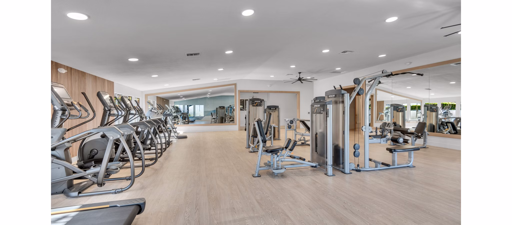 fitness center at Ravello Apartments