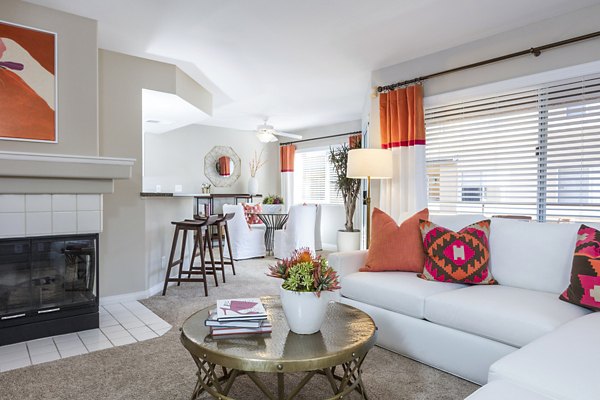 living room at  St. Moritz Apartments