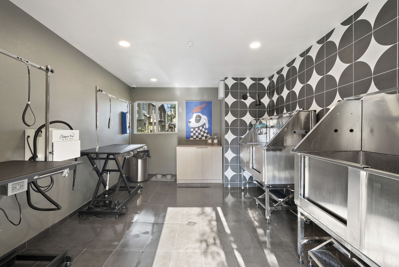 Pet wash at Ravello