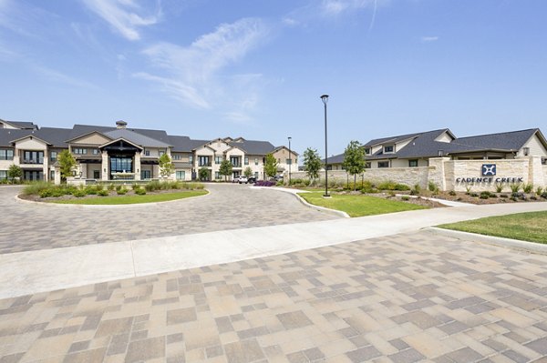 signage at Cadence Creek at Towne Lake Apartments