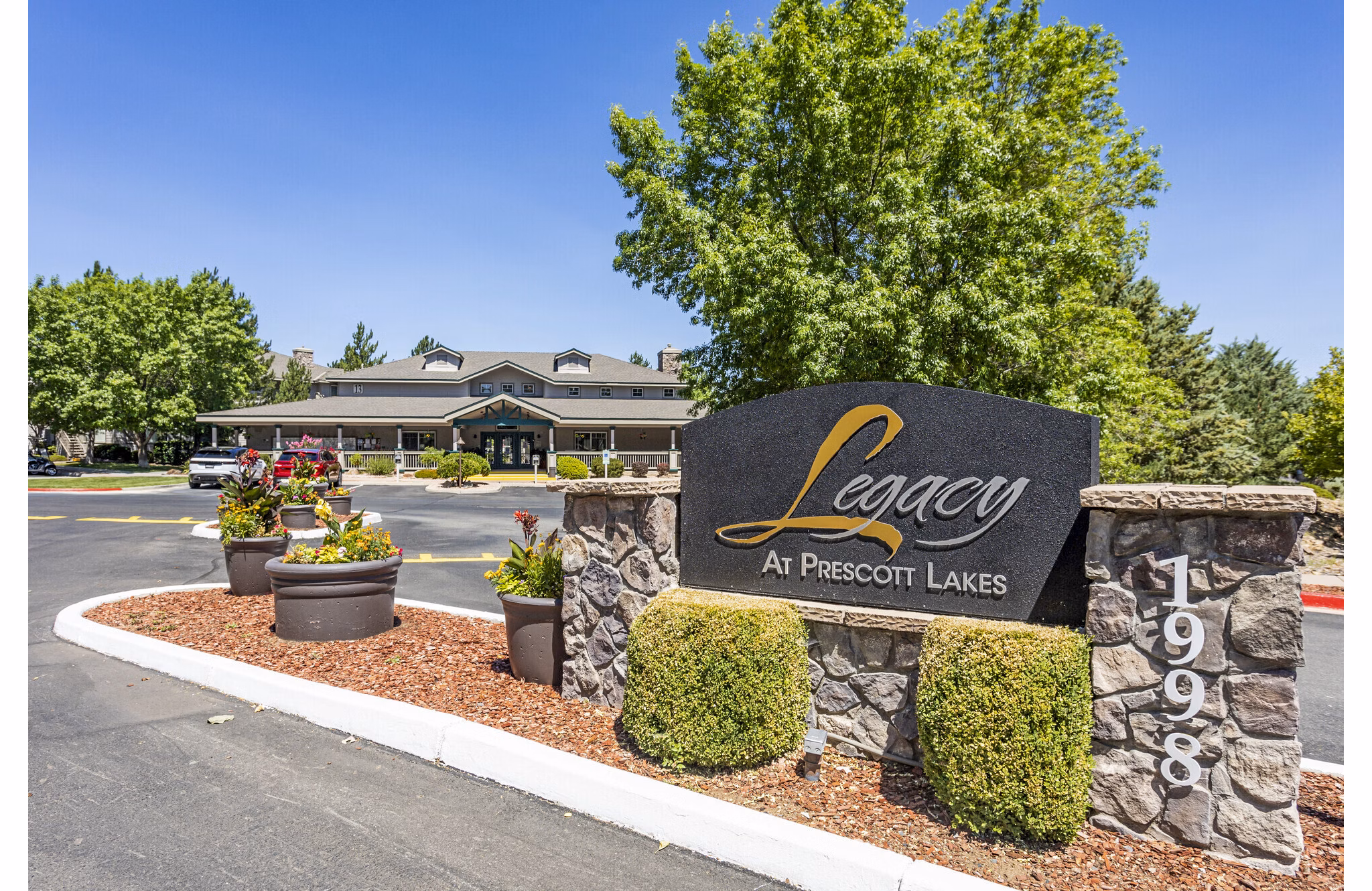 Legacy at Prescott Lakes: Stylish signage at luxury apartments