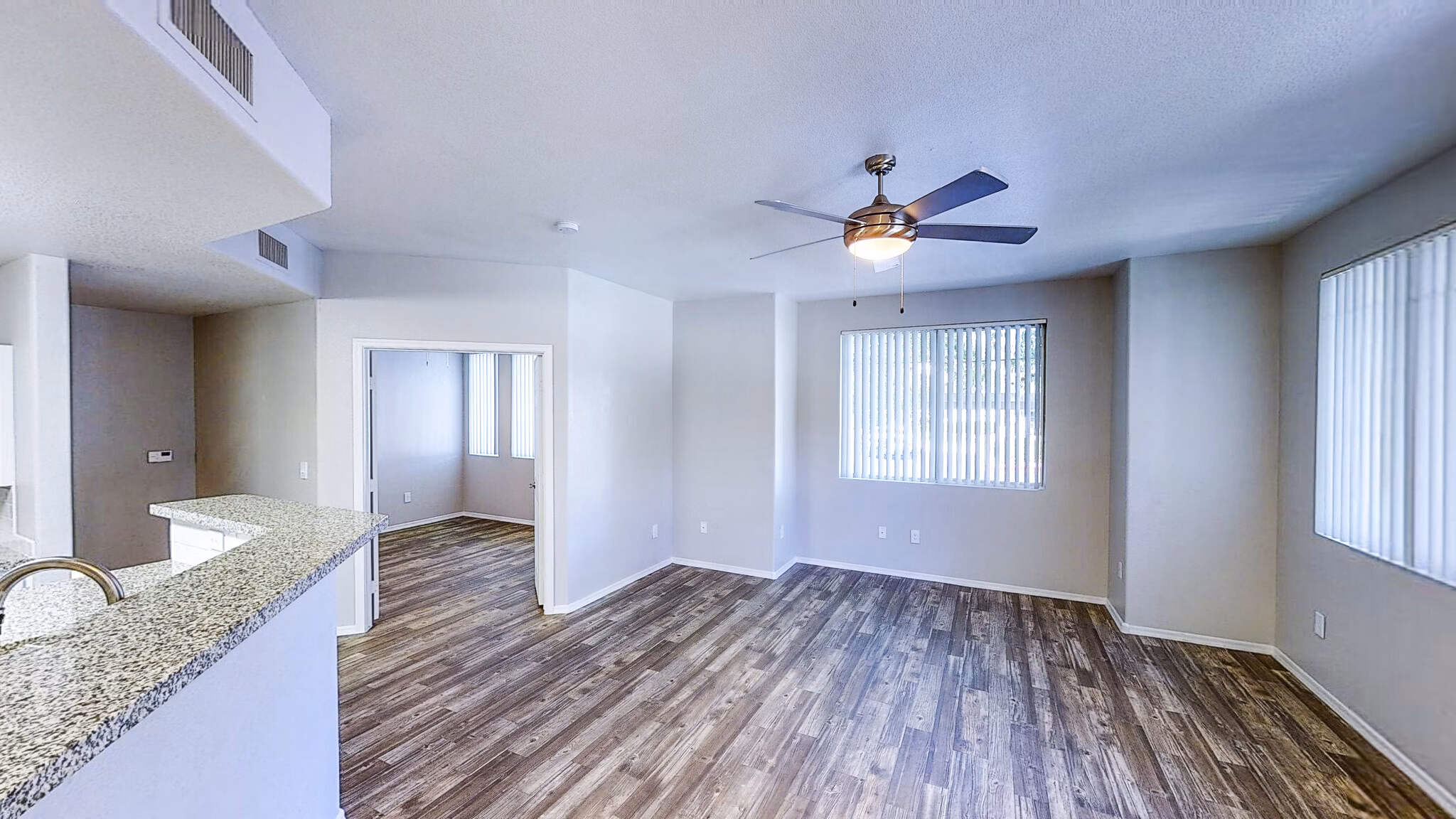 Spacious living room with elegant decor in Legacy at Prescott Lakes Apartments