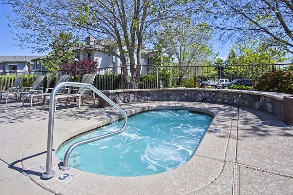 Luxurious hot tub at Legacy at Prescott Lakes Apartments