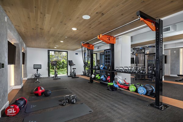 fitness center at Citron Apartments