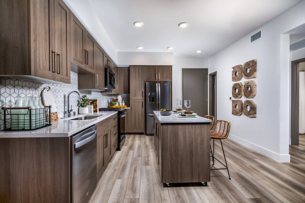 kitchen at Citron Apartments