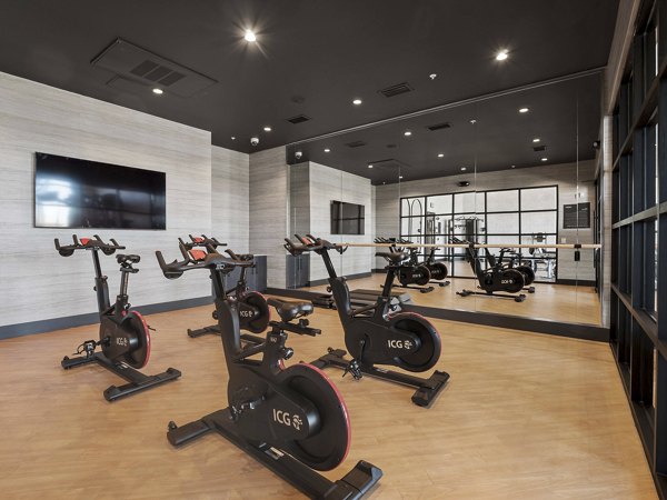 fitness center at Origin Apartments