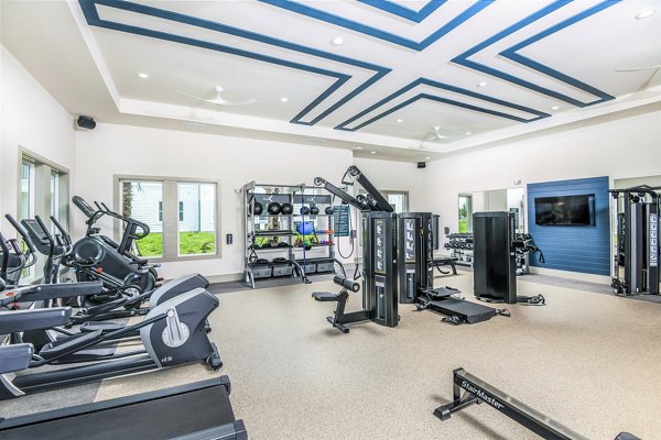 fitness center at Ltd. Champions Ridge Apartments
