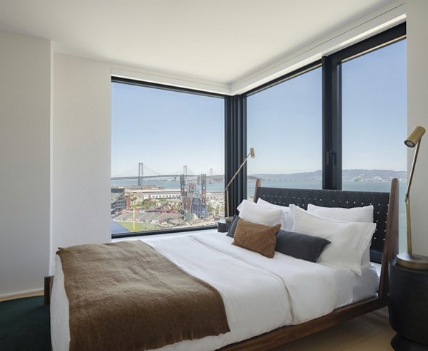 bedroom at The Canyon Apartments 