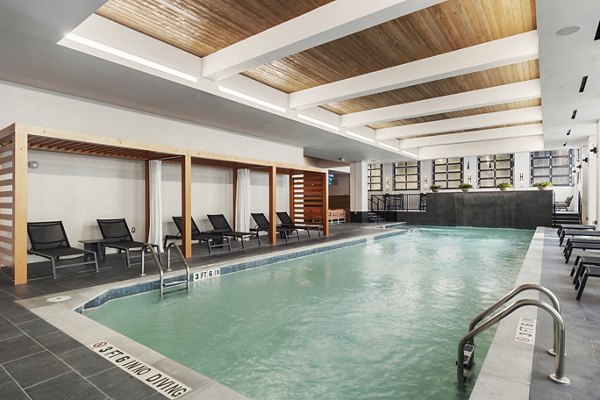 Rooftop pool offering panoramic views at Elev8 Apartments