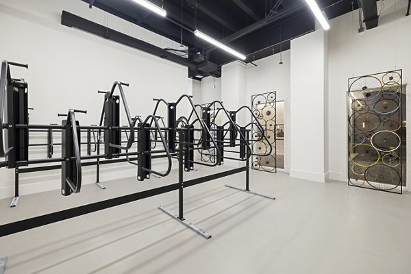 Secure bike storage facilities at Elev8 Apartments