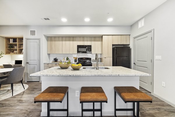 kitchen at Willow Plaza Apartments