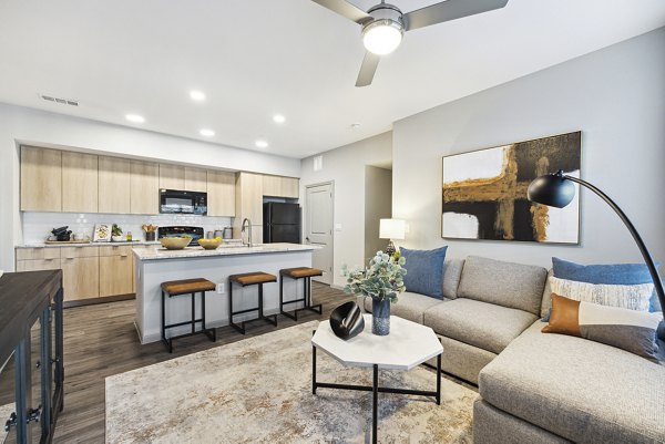 living room at Willow Plaza Apartments