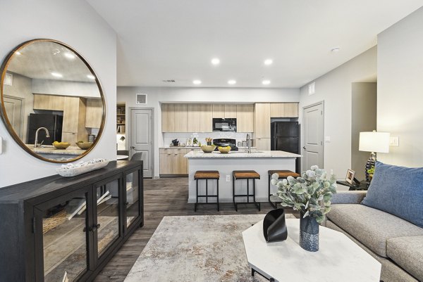 living room at Willow Plaza Apartments