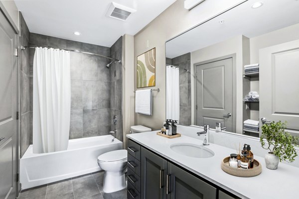 bathroom at Vista Fairfax Corner Apartments