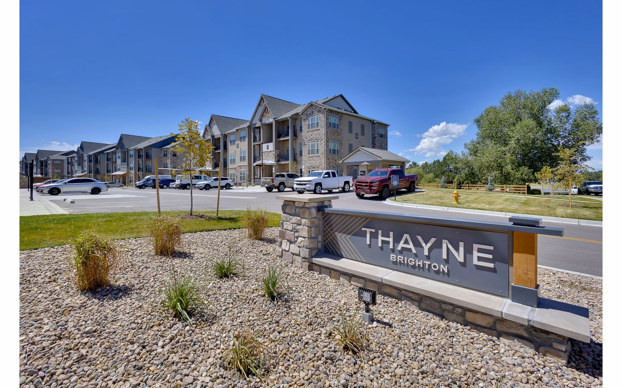 exterior at Thayne Apartments 