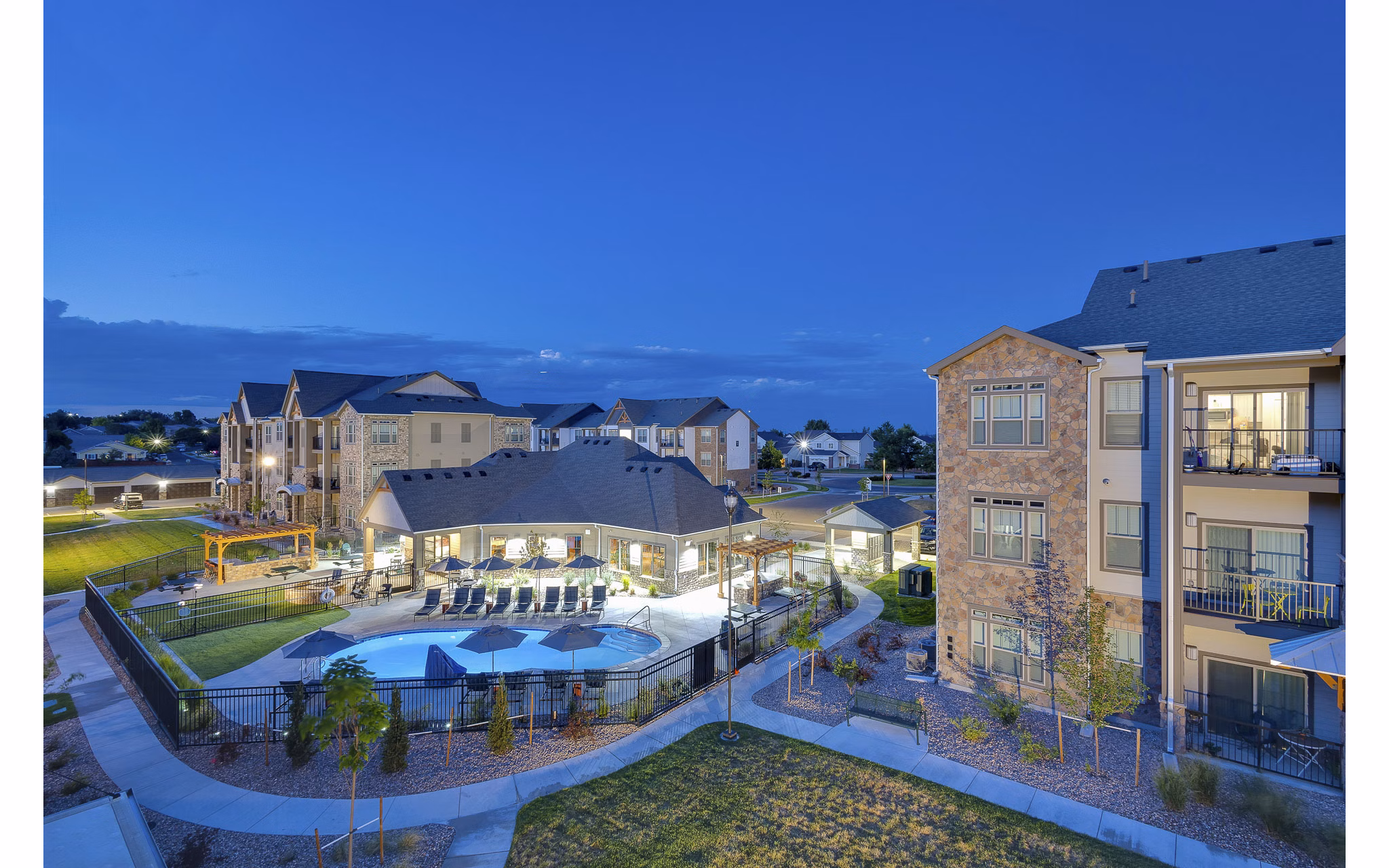exterior at Thayne Apartments 