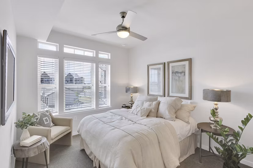 bedroom at Thayne Apartments 