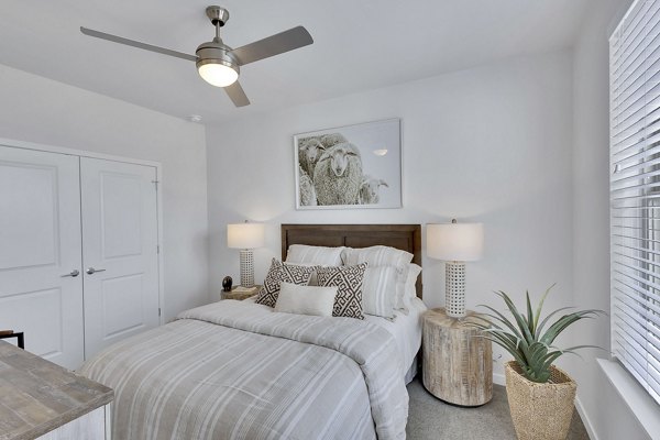 bedroom at Thayne Apartments 