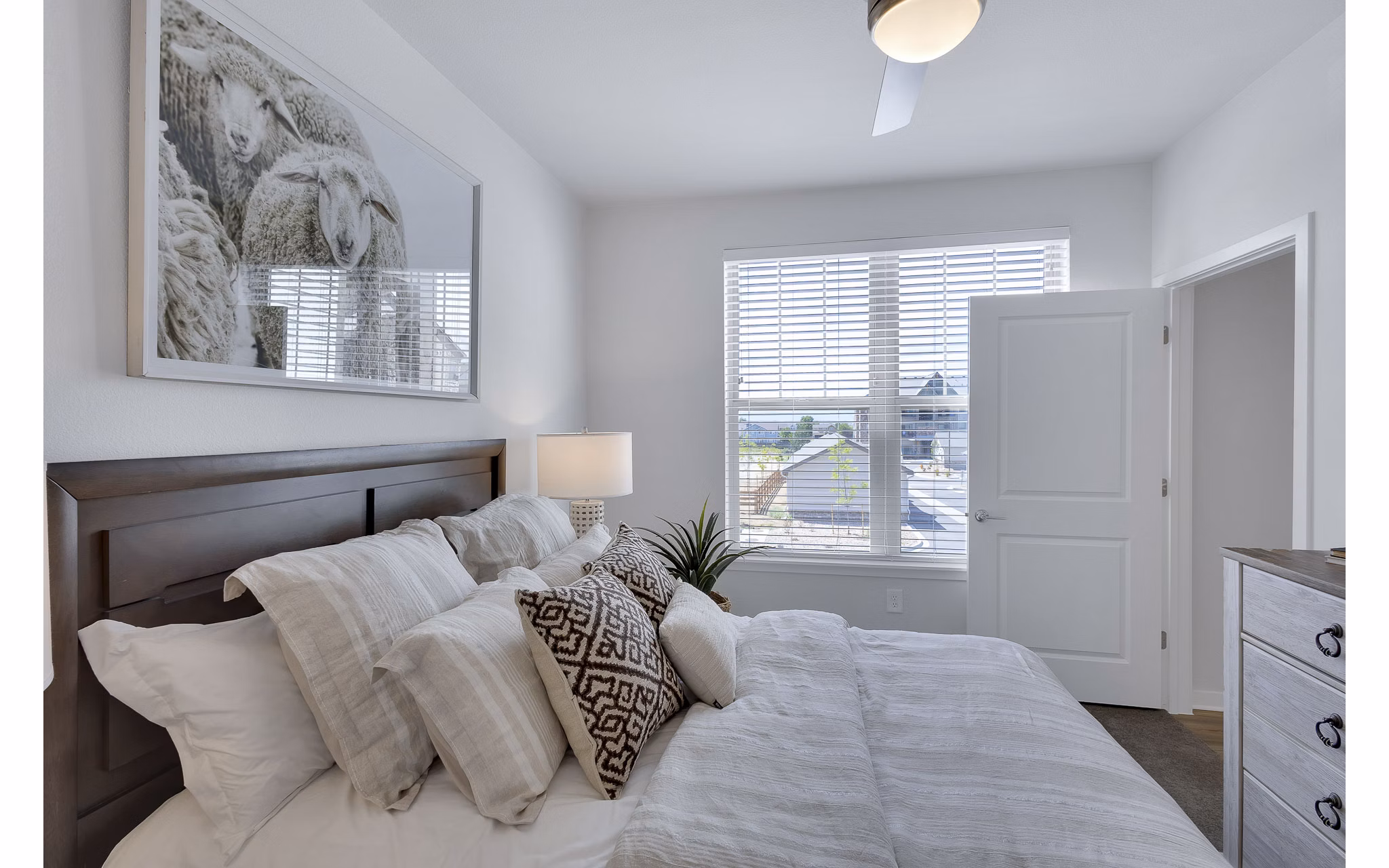 bedroom at Thayne Apartments 